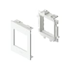 Unex - Adaptateur 1 appareillage Mosaic blanc RAL9010 80 U24X