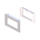 Unex - Adaptateur 2 appareillages Mosaic couleur alu 80 U48X