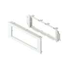 Unex - Adaptateur 3 appareillages Mosaic blanc RAL9010 65 U24X
