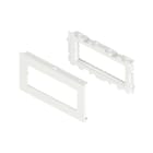 Unex - Adaptateur 3 appareillages Mosaic blanc RAL9010 80 U24X