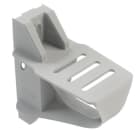 Unex - Support horizontal isolant nouveau design gris RAL7035 L100mm en U48X SH