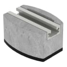 Unex - Support leste rail + plot beton 2,2 kg gris 150 sans halogenes