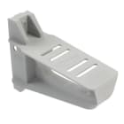 Unex - Support horizontal isolant nouveau design gris RAL7035 L200mm en U48X SH