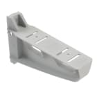 Unex - Support horizontal isolant nouveau design gris RAL7035 L300mm en U48X SH