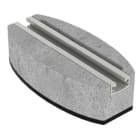 Unex - Support leste rail + plot beton 6,1 kg gris 300 sans halogenes