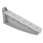 Unex - Support horizontal isolant nouveau design gris RAL7035 L600mm en U48X SH