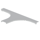 Unex - Couvercle dérivation T gris RAL7035 L75 U23X