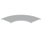Unex - Couvercle coude plat 90 gris RAL7038 200 U48X sans halogenes
