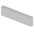 Unex - Embout de fermeture gris RAL7038 60x300 U48X sans halogènes