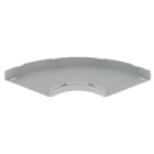 Unex - Coude plat 90° gris RAL7035 60X400 U23X