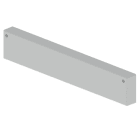 Unex - Embout de fermeture gris RAL7035 60x400 U23X