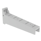 Unex - Support horizontal isolant gris RAL7035 L500 U23X