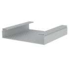 Unex - Chemin de câbles fond perforé gris RAL7035 100x500 U23X