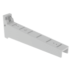 Unex - Support horizontal isolant gris RAL7035 600 U23X