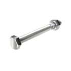 Unex - Axe de montage DIN 931 M10x100 Inox AISI 316 classe 9B s/EN61537