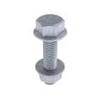 Unex - Vis à tête hexa. avec écrou DIN 6921 M8x35 Acier galvanisé classe 6 s/EN61537