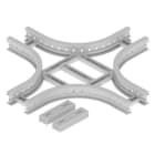 Unex - Croix 85x200 R300 gris RAL7035 U23X - Livrée avec 8 pièces de jonction