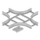 Unex - Croix 85x300 R300 gris RAL7035 U23X - Livrée avec 8 pièces de jonction