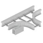 Unex - Dérivation T 135x300 R300 gris RAL7035 U23X - Livrée avec 6 pièces de jonction