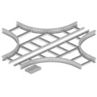 Unex - Croix 85x400 R600 gris RAL7035 U23X - Livrée avec 8 pièces de jonction