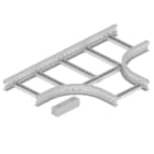 Unex - Dérivation T 85x400 R300 gris RAL7035 U23X - Livrée avec 6 pièces de jonction