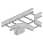 Unex - Dérivation T 135x400 R300 gris RAL7035 U23X - Livrée avec 6 pièces de jonction