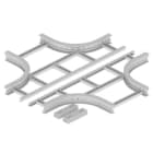 Unex - Croix 85x500 R300 gris RAL7035 U23X - Livrée avec 8 pièces de jonction