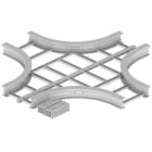 Unex - Croix 135x500 R600 gris RAL7035 U23X - Livrée avec 8 pièces de jonction