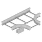 Unex - Dérivation T 135x600 R300 gris RAL7035 U23X - Livrée avec 6 pièces de jonction