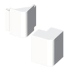 Unex - Angle exterieur blanc RAL9010 40x40 U24X