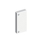 Unex - Embout de fermeture blanc RAL9010 60X60 U24X