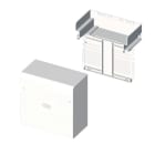 Unex - Boîte de connexion et dérivation blanc RAL9010 60x150 U24X