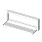 Unex - Plaque appareillage DIN (12 modules) blanc RAL9010 U24X