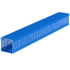 Unex - Goulotte de câblage bleu RAL5012 60x60 U23X