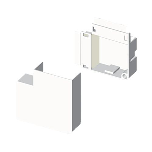 Unex - Angle plat blanc RAL9010 20x75 U24X