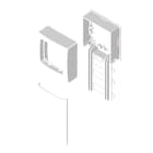 Unex - Adaptateur 1 appareillage Saillie Legrand blanc RAL9010 U24X