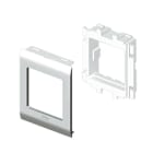 Unex - Adaptateur 1 appareillage Mosaic couleur alu 80 U24X