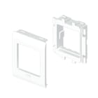 Unex - Adaptateur 1 appareillage Mosaic blanc RAL9010 80 U24X