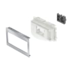 Unex - Adaptateur appareillage DIN couleur alu 80 U24X