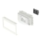 Unex - Adaptateur appareillage DIN blanc RAL9010 80 U24X