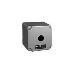 Ilme - Boîte aluminium 92x92x86 1 trou diam.22 sans entrée de câble