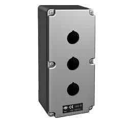 Ilme - Boîte aluminium 92x205x86 3 trous diam.22 sans entrée de câble
