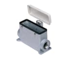 Ilme - Embase saillie haut profil 4 pivots 1 PG29 + couvercle en plastique
