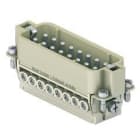 Ilme - Insert mâle à visser 16P+T 16A 250V numéroté de 17 à 32