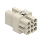 Ilme - Insert femelle à sertir 7P+T 10A 250V gabarit 21.21