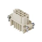 Ilme - Insert femelle 15 pôles +T 10A 250V gabarit 49.16 technologie à sertir