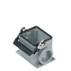 Ilme - Embase saillie 1 levier 2 entrées PG36 - gabarit 77.62