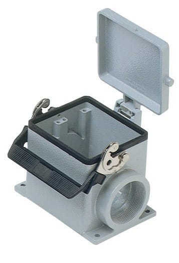 Ilme - Embase saillie 1 levier + couvercle 2 entrées PG42 - gabarit 77.62