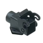 Ilme - Embase encastrée noire coudée gab21.21 avec sortie presse-étoupe PG11