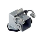 Ilme - Embase alu coudée sans sortie presse-étoupe levier inox gabarit 21.21